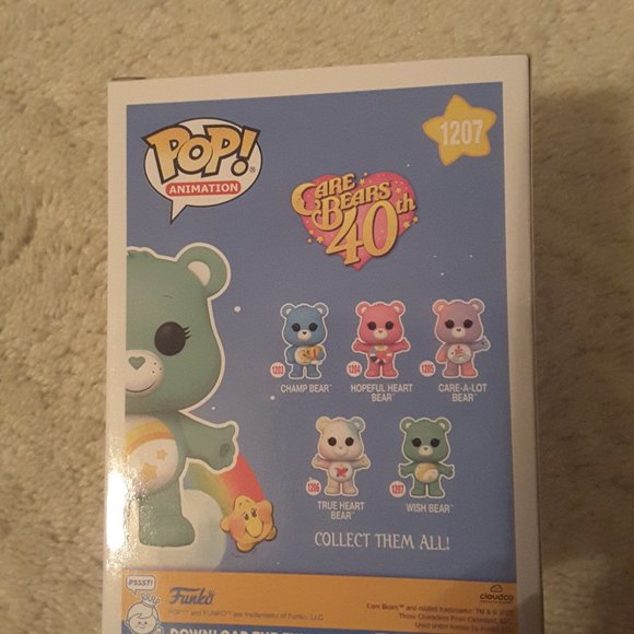 Care Bear Limited Edition Flocked Chase Funko, Plush, and Glass Lot! - Picture 4 of 15